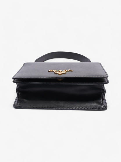 Prada Flap Crossbody Bag Black Saffiano Leather