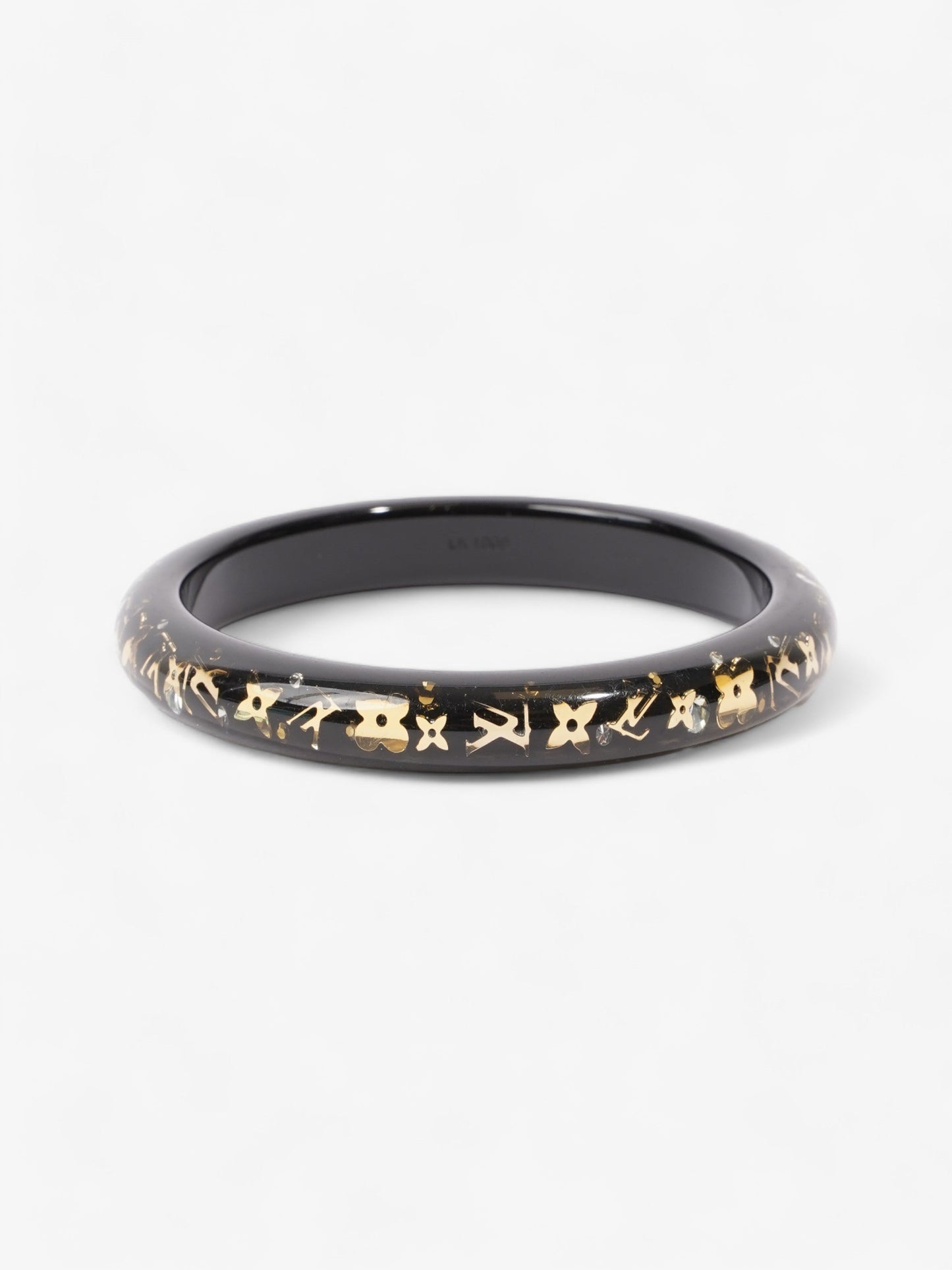 Louis Vuitton Inclusion Bracelet TPM Black / Gold Monogram Resin Medium