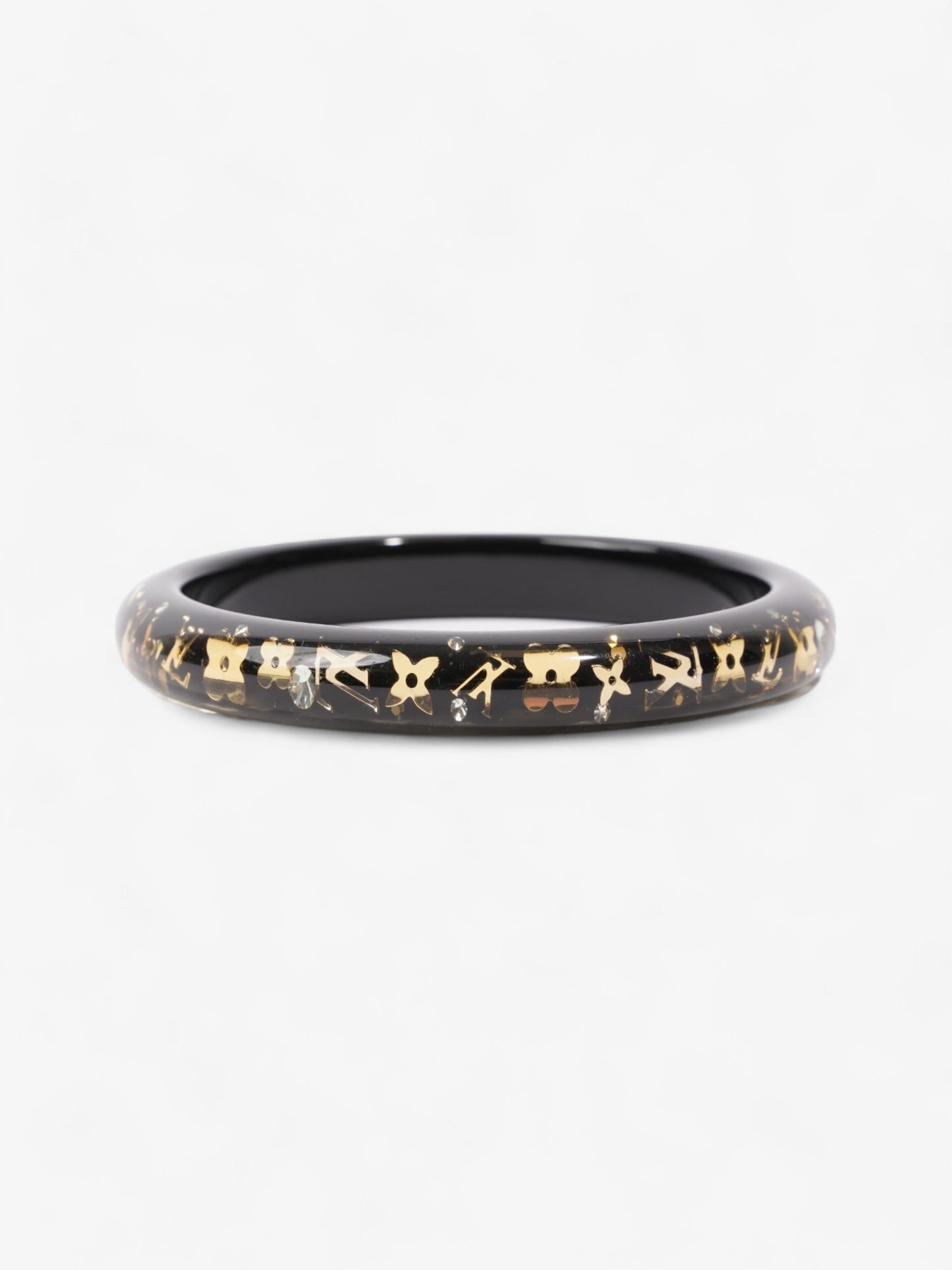 Louis Vuitton Inclusion Bracelet TPM Black / Gold Monogram Resin Medium