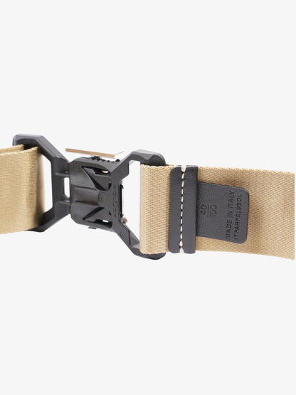 Burberry TB Sport Clip Belt Beige / Black Canvas 100cm 40"