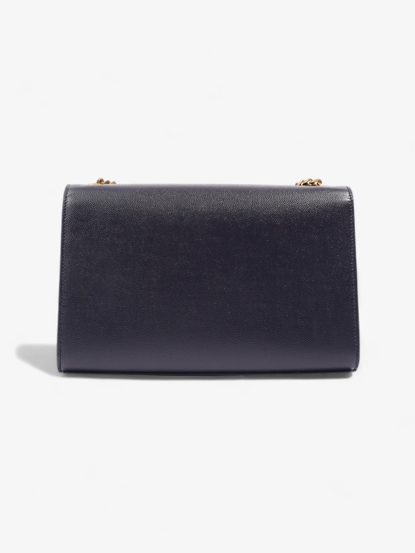 Saint Laurent Kate Navy Blue Leather Medium