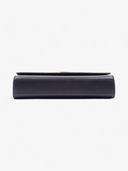 Saint Laurent Kate Navy Blue Leather Medium