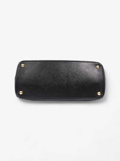Prada Galleria Double Zip Tote Black Saffiano Leather