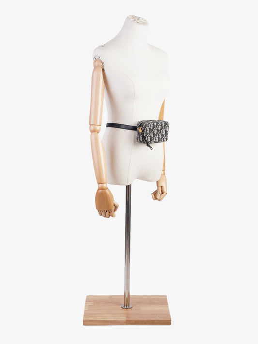 Christian Dior Oblique Belt Bag Blue Oblique Fabric