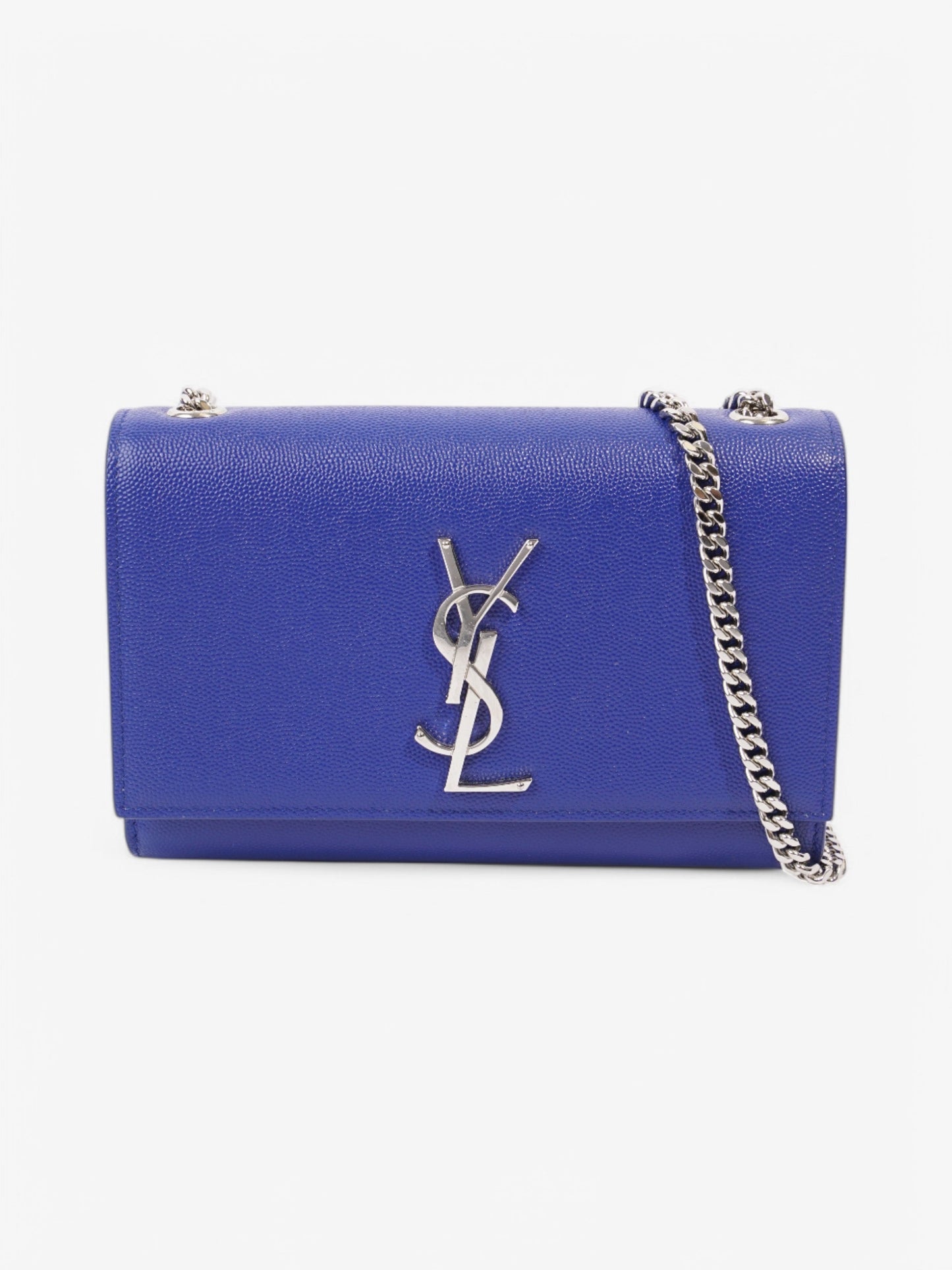 Saint Laurent Kate Royal Blue Calfskin Leather Small