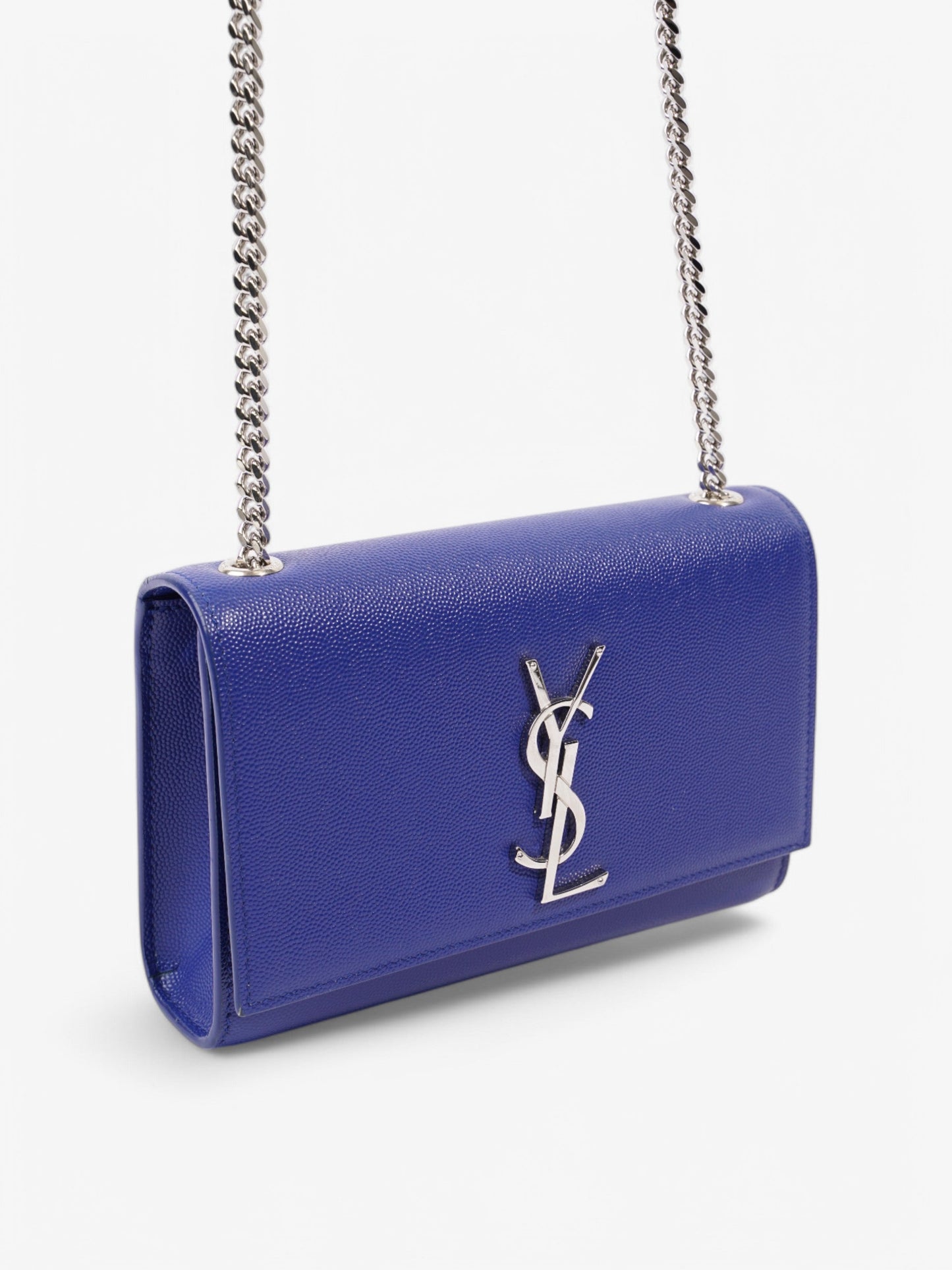 Saint Laurent Kate Royal Blue Calfskin Leather Small