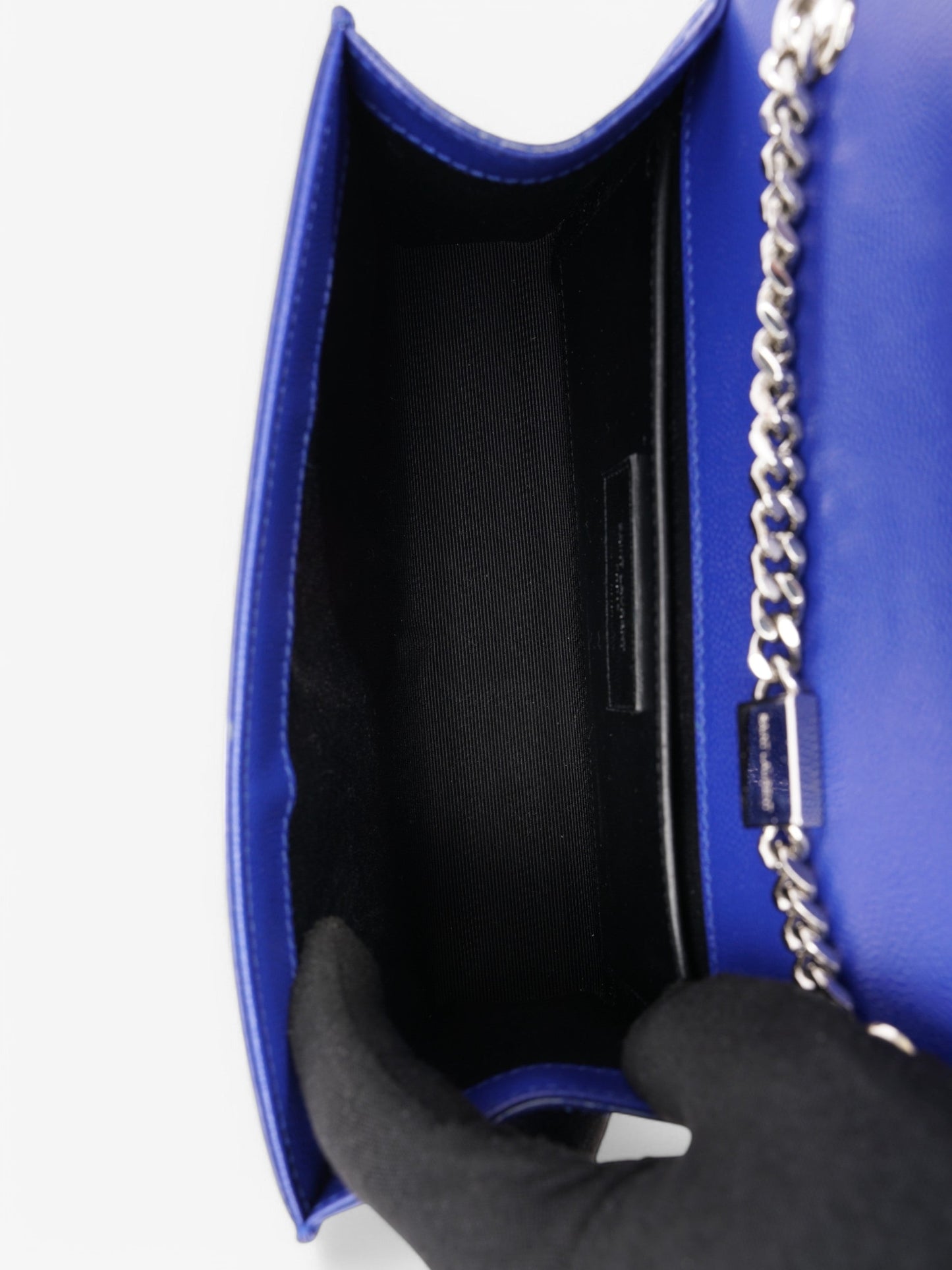Saint Laurent Kate Royal Blue Calfskin Leather Small
