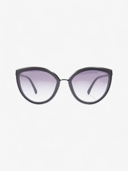 Chanel Cat-Eye Sunglasses Black Acetate 140mm