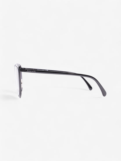 Chanel Cat-Eye Sunglasses Black Acetate 140mm