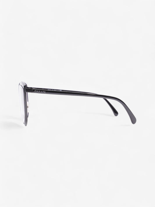 Chanel Cat-Eye Sunglasses Black Acetate 140mm