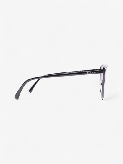Chanel Cat-Eye Sunglasses Black Acetate 140mm