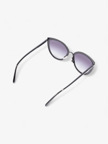 Chanel Cat-Eye Sunglasses Black Acetate 140mm