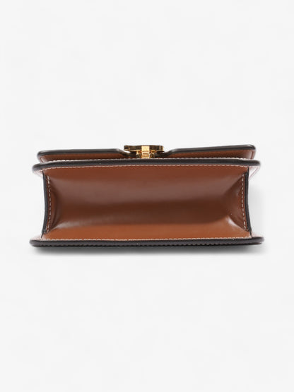 Burberry TB Bag Natural / Malt Brown Cotton Mini