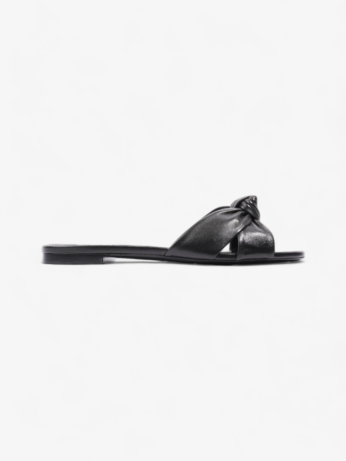Saint Laurent Bianca Sandals Black Leather EU 39 UK 6