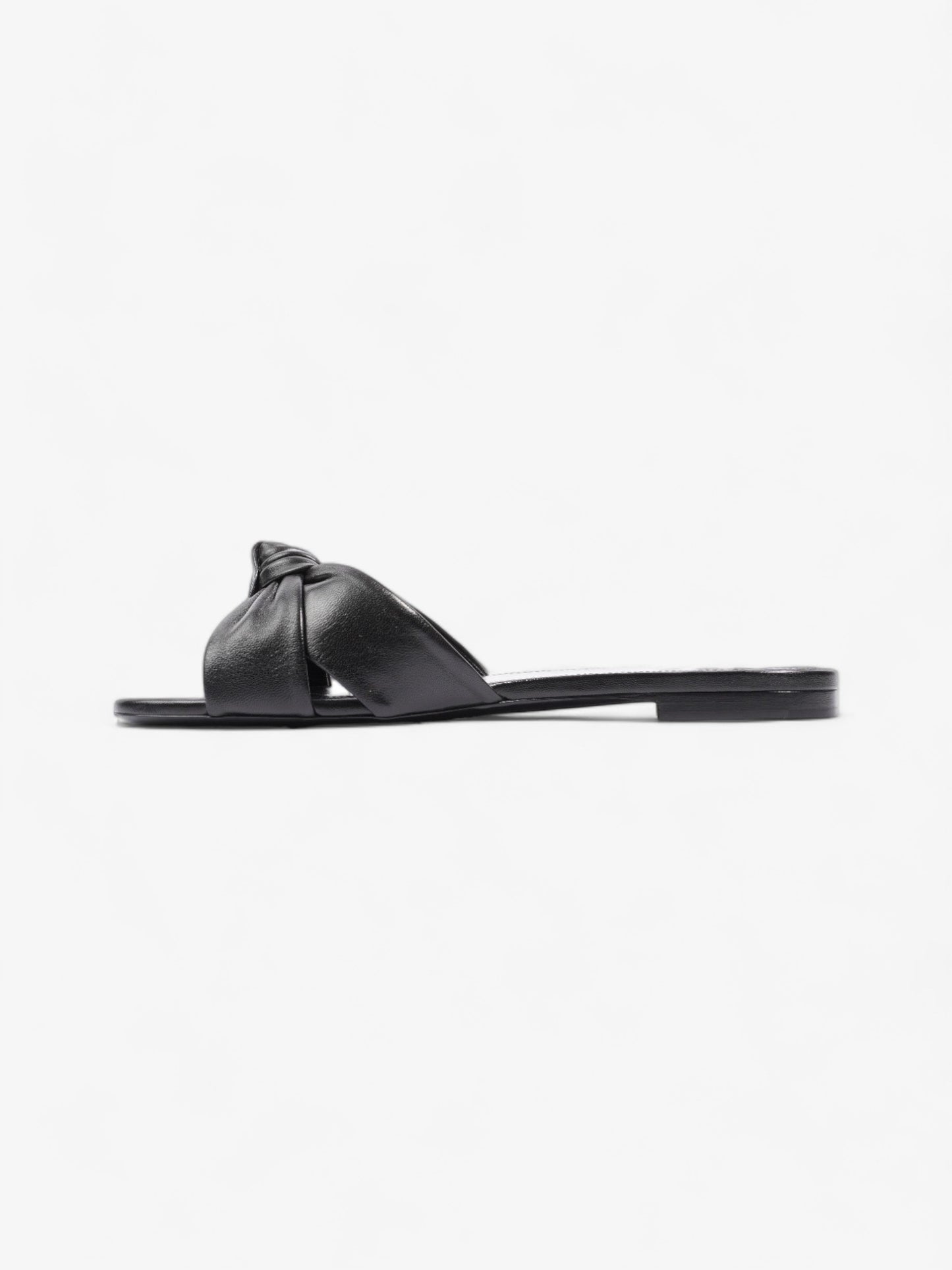 Saint Laurent Bianca Sandals Black Leather EU 39 UK 6