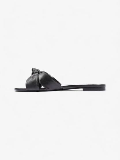 Saint Laurent Bianca Sandals Black Leather EU 39 UK 6