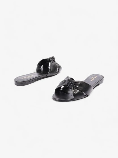 Saint Laurent Bianca Sandals Black Leather EU 39 UK 6