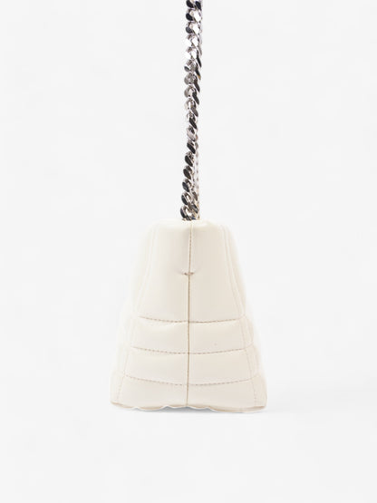 Burberry Quilted Lola Bag Pale Vanilla Lambskin Leather Small