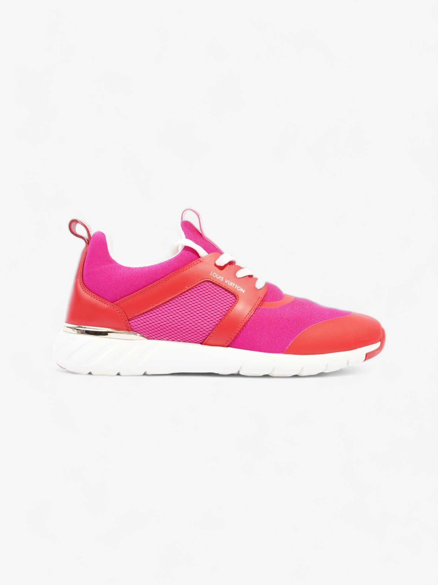 Louis Vuitton After Game Sneakers  Pink / Red Neoprene EU 38 UK 5