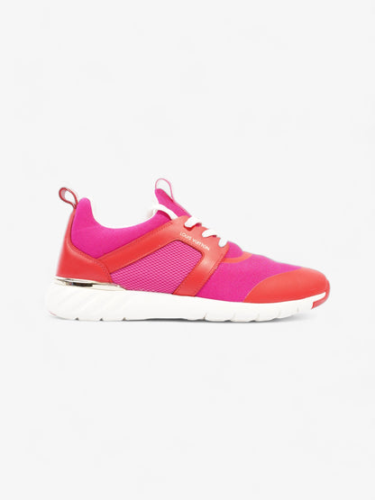 Louis Vuitton After Game Sneakers  Pink / Red Neoprene EU 38 UK 5