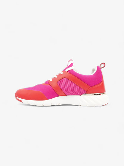 Louis Vuitton After Game Sneakers  Pink / Red Neoprene EU 38 UK 5