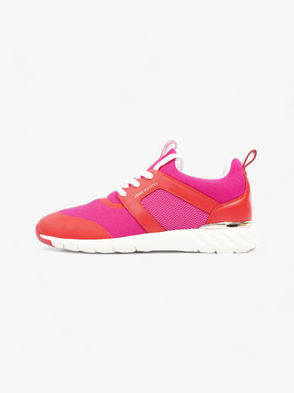 Louis Vuitton After Game Sneakers  Pink / Red Neoprene EU 38 UK 5