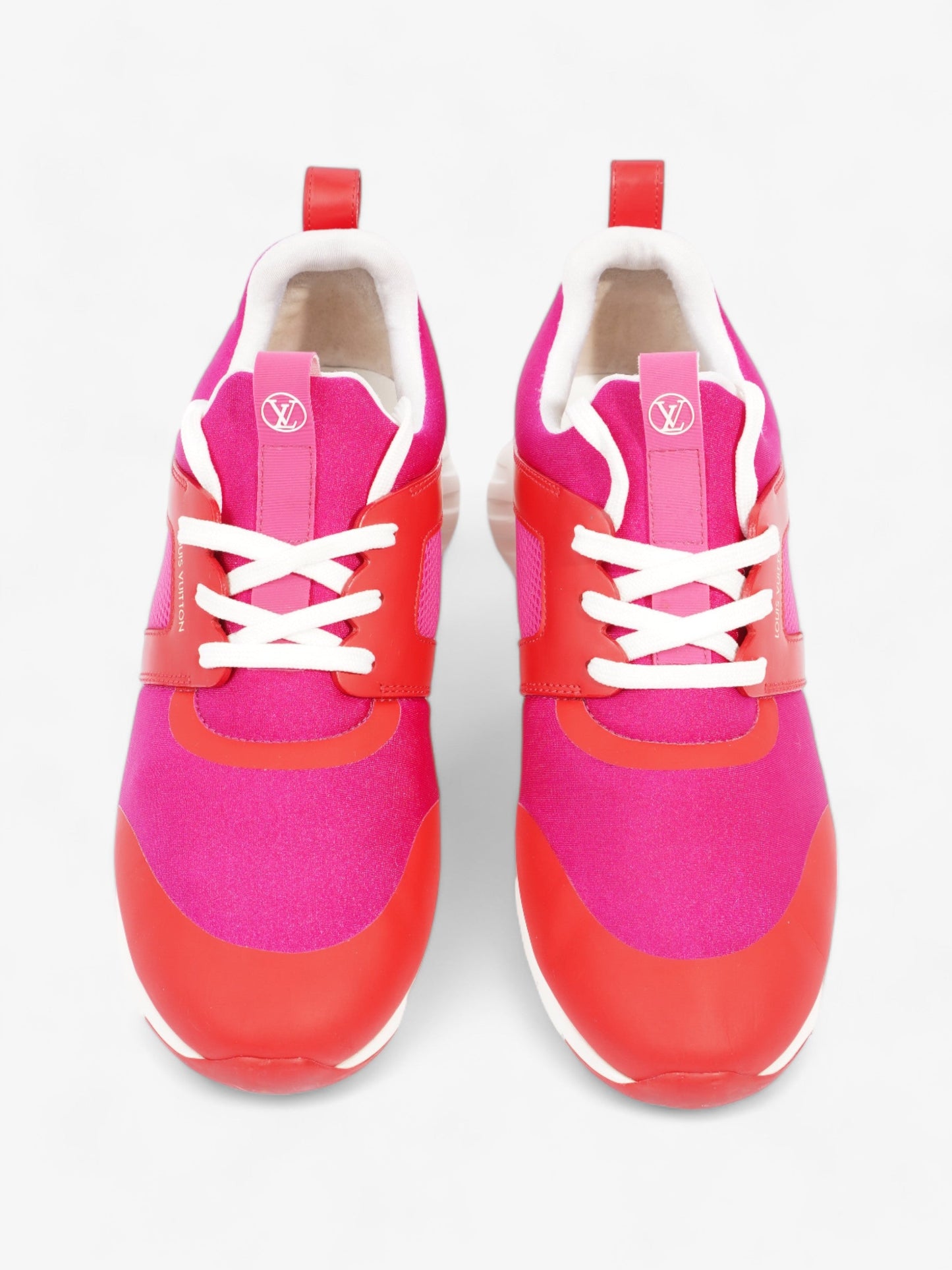Louis Vuitton After Game Sneakers  Pink / Red Neoprene EU 38 UK 5