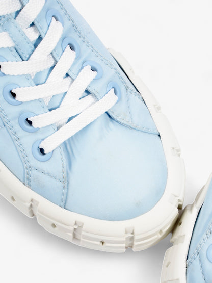 Prada Double Wheel Re-Nylon Sneakers Light blue / White Re Nylon EU 37.5 UK 4.5