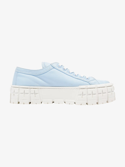 Prada Double Wheel Re-Nylon Sneakers Light blue / White Re Nylon EU 37.5 UK 4.5