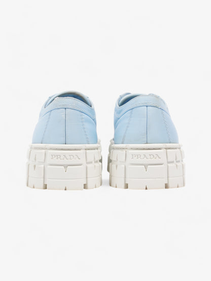 Prada Double Wheel Re-Nylon Sneakers Light blue / White Re Nylon EU 37.5 UK 4.5