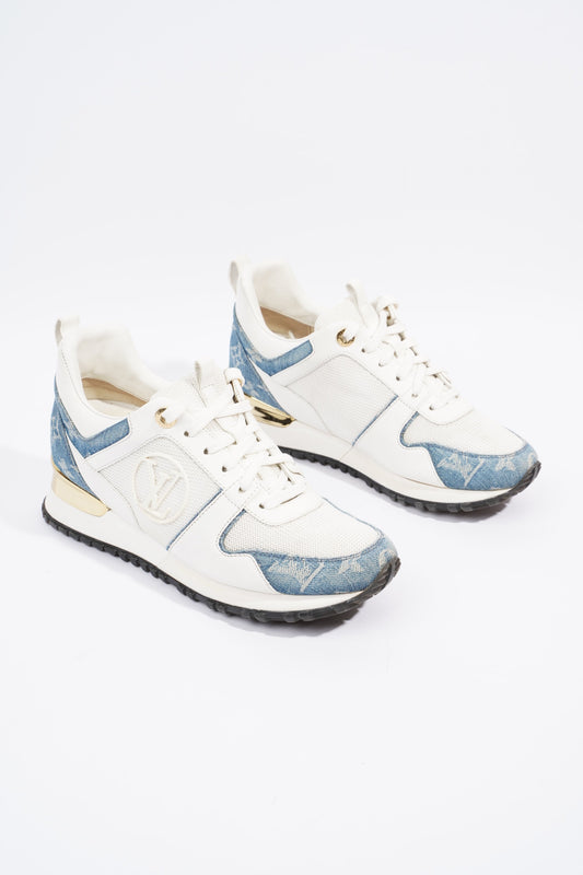 Louis Vuitton Run Away White / Blue Denim EU 35.5 UK 2.5