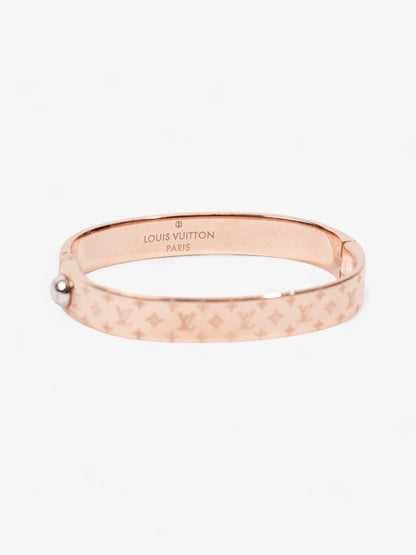 Louis Vuitton Nanogram Bracelet Rose Gold / Silver Brass Small