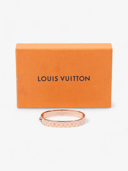 Louis Vuitton Nanogram Bracelet Rose Gold / Silver Brass Small