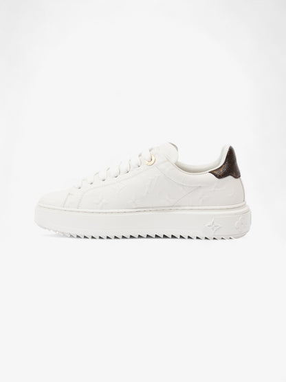 Louis Vuitton Time Out White / Monogram Leather EU 37 UK 4