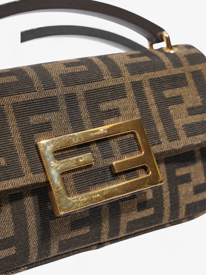 Fendi Baguette Zucca / Brown Fabric Mini