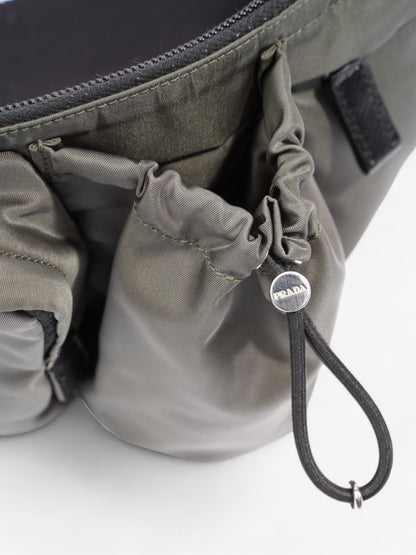 Prada Belt Bag Green / Black Re Nylon
