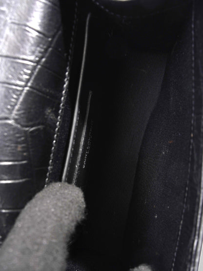 Saint Laurent Kate Tassel Bag Black Calfskin Leather Small