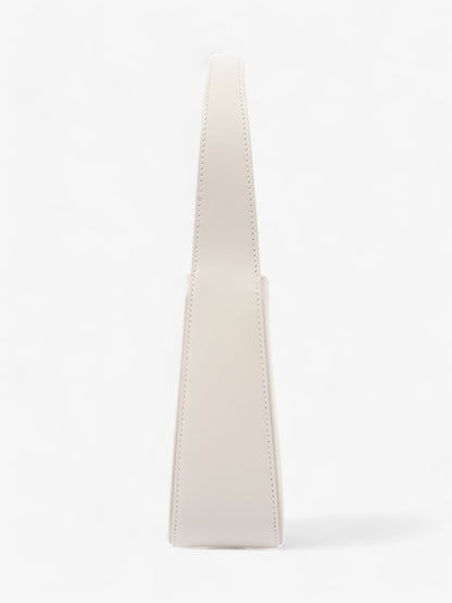 Saint Laurent Le 5 a 7 Cream Calfskin Leather