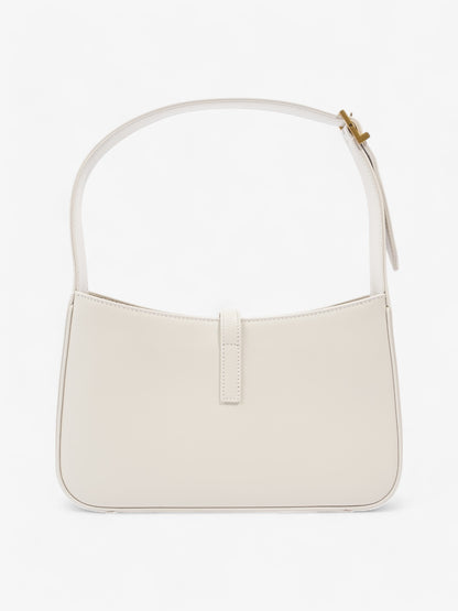 Saint Laurent Le 5 a 7 Cream Calfskin Leather