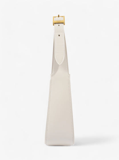 Saint Laurent Le 5 a 7 Cream Calfskin Leather