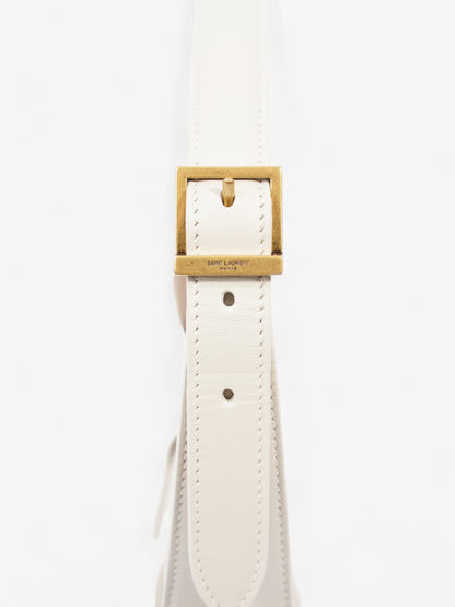 Saint Laurent Le 5 a 7 Cream Calfskin Leather