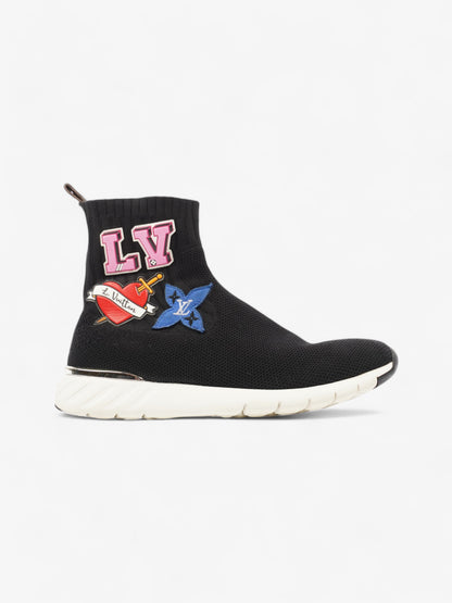 Louis Vuitton Heart Sock Sneakers Black / Multicolour Cotton EU 38 UK 5