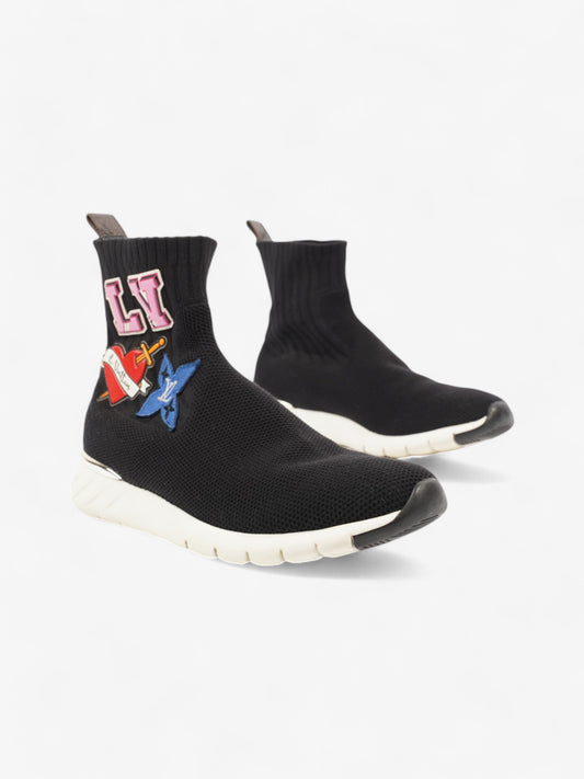 Louis Vuitton Heart Sock Sneakers Black / Multicolour Cotton EU 38 UK 5