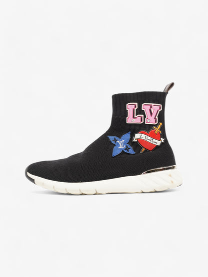 Louis Vuitton Heart Sock Sneakers Black / Multicolour Cotton EU 38 UK 5