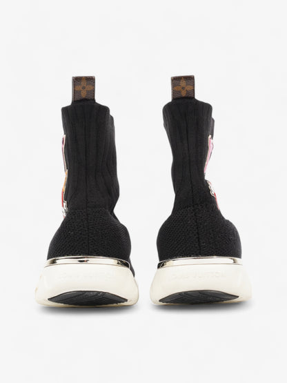Louis Vuitton Heart Sock Sneakers Black / Multicolour Cotton EU 38 UK 5