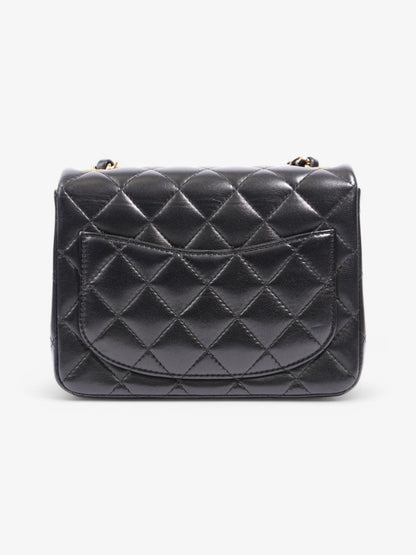 Chanel Classic Square Flap Black Lambskin Leather Mini