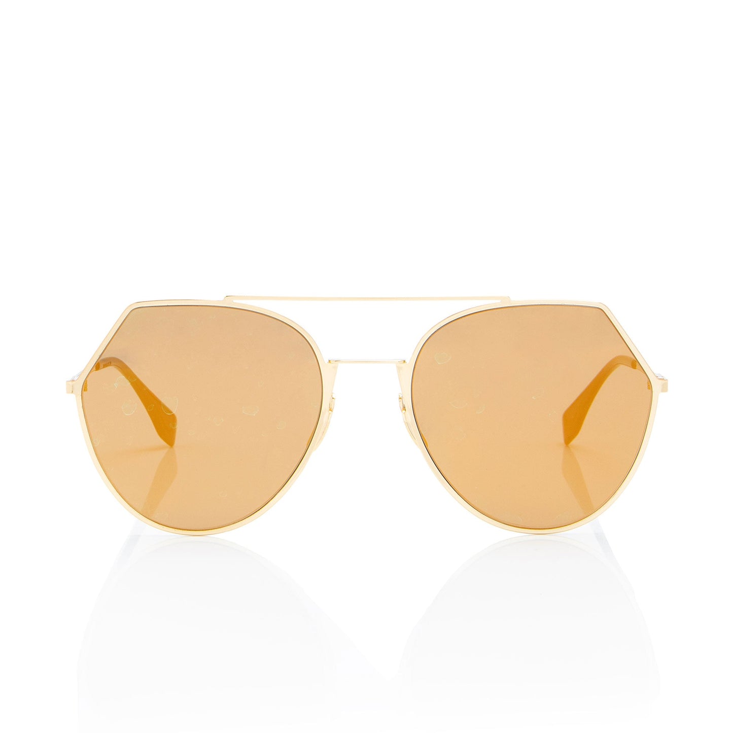 Fendi Angled Aviator Sunglasses