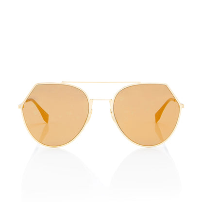 Fendi Angled Aviator Sunglasses