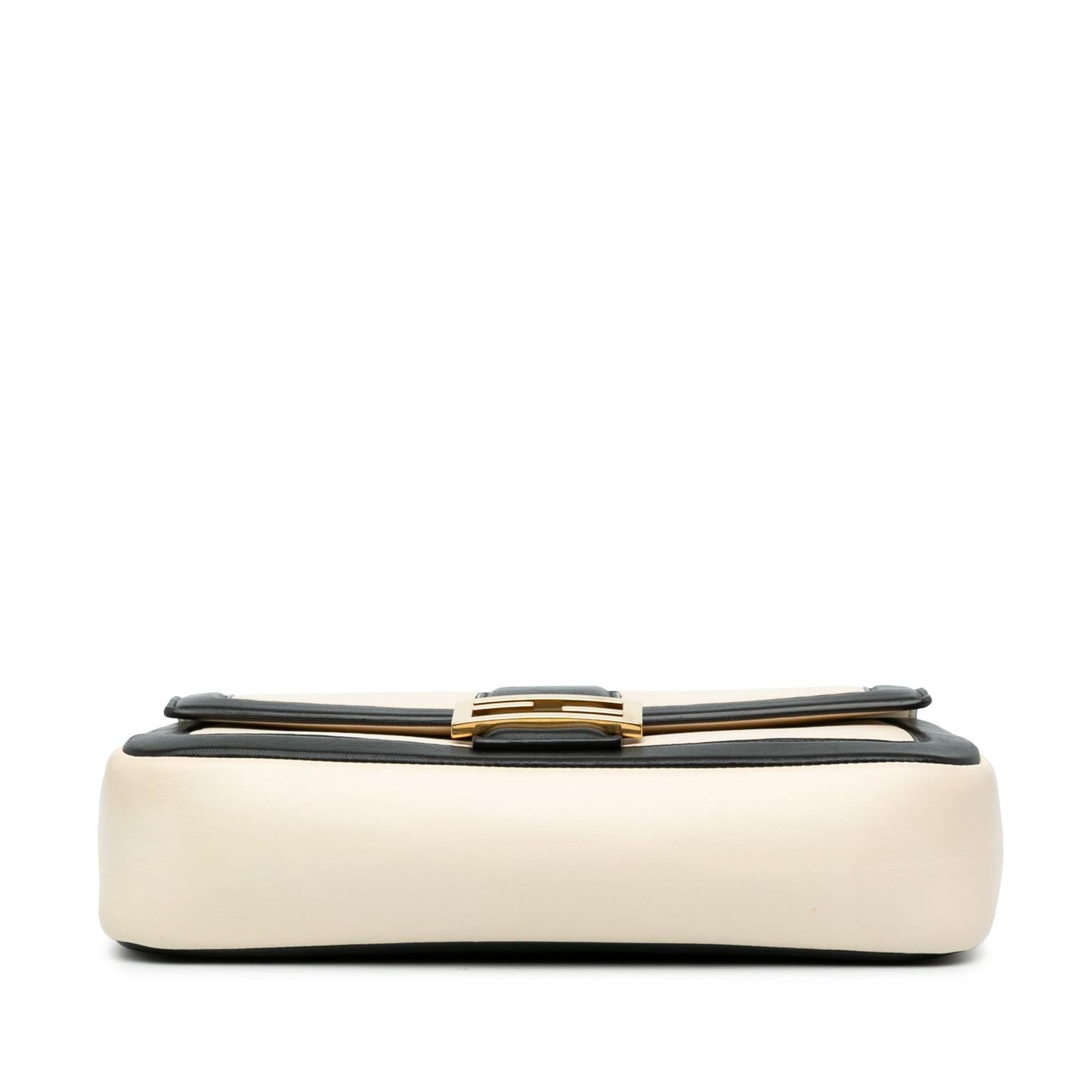 Fendi Bicolor Leather Chain Midi Baguette (SHG-dW85u0)
