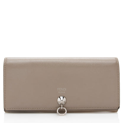 Fendi Calfskin By The Way Continental Wallet (SHF-17993)